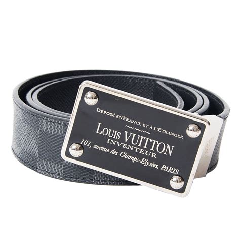 louis vuitton inventeur belt white